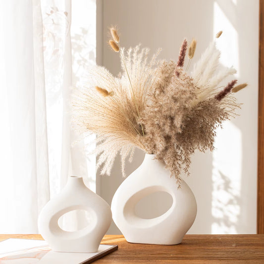 Vase Nordic Ceramic Vase Decoration Creative Soft Decorative Vase