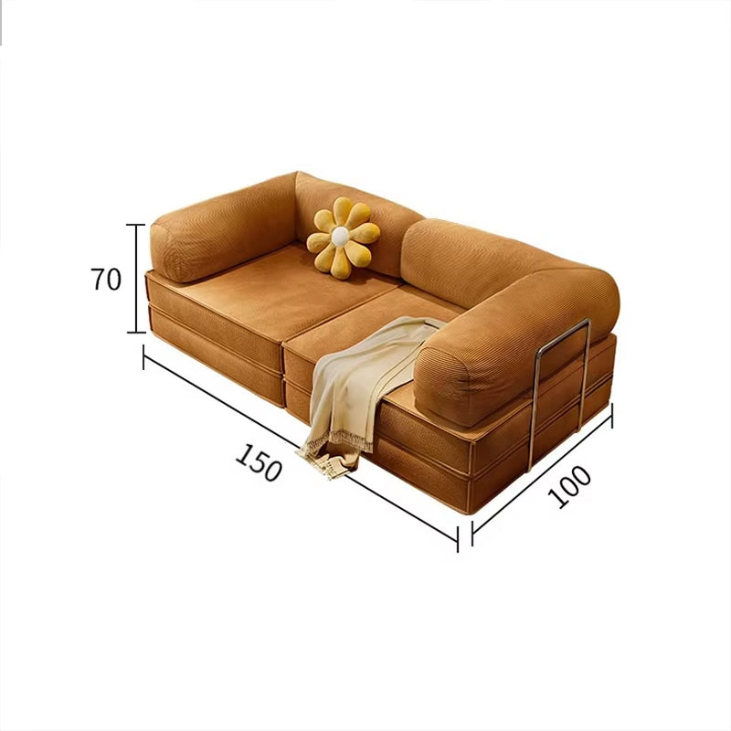 Factory Price Fabric Adjustable Living Room Sofa Bed China Foshan Modern Vacuum Compressed Sofa