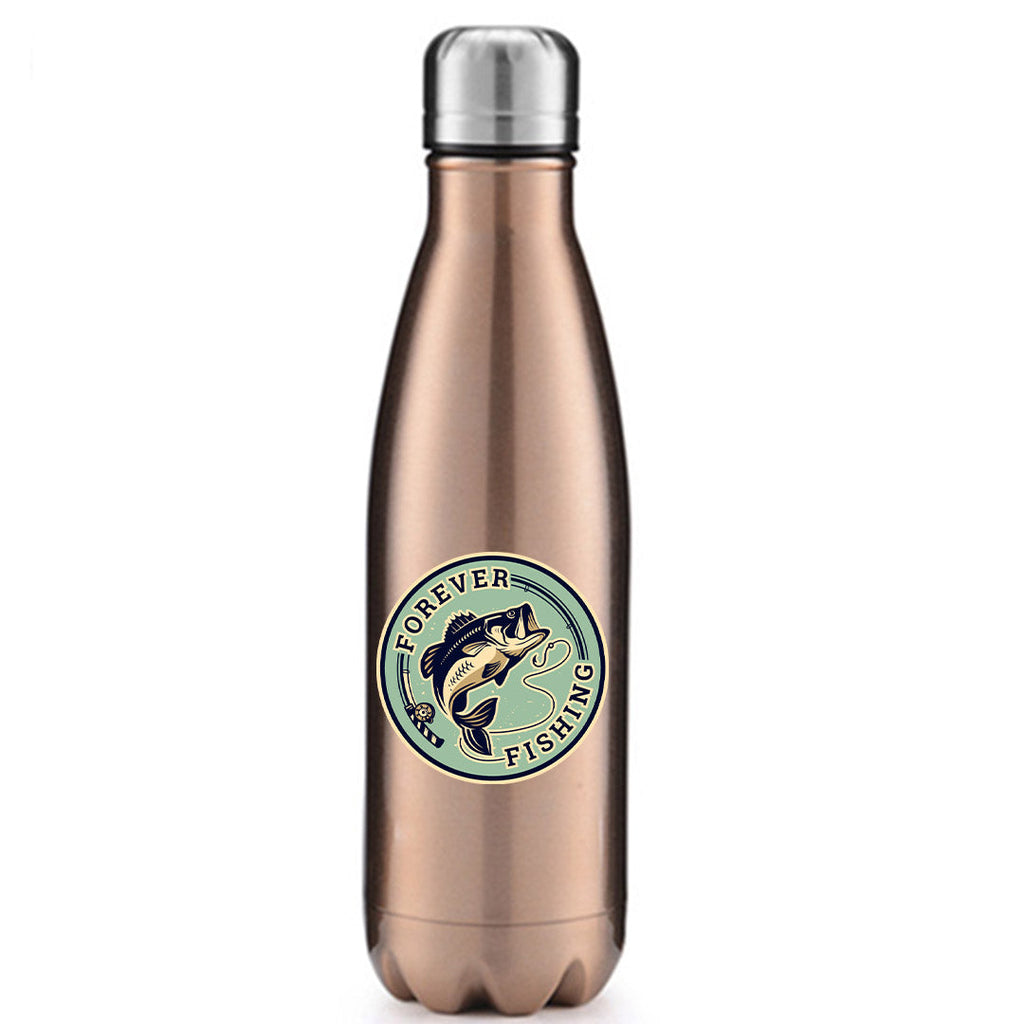 Forever Fishing' Stainless Steel Water Bottle