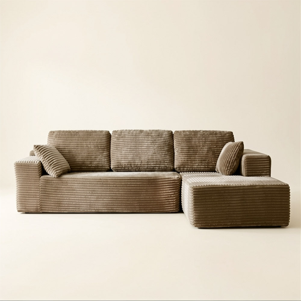 Vacuum Compressed Living Room Sofa Box Packaging Modern Furniture Set Wholesale L Shape Convertible Sectional Couch Bed