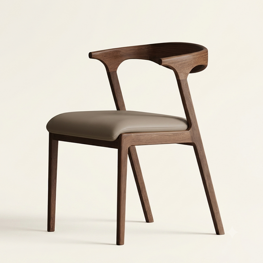 Modern Solid Wood Dining Chairs for Home Use Hotel and Restaurant with a Backrest Desk Chair