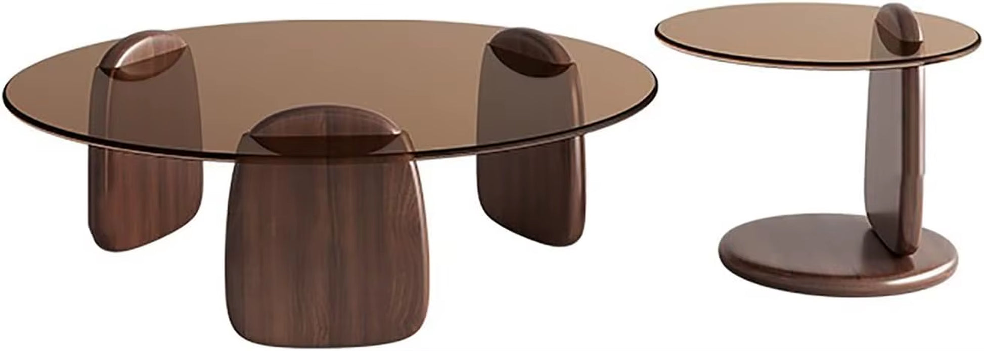 Light Luxury Italian Living Room Home Coffee Table Simple Modern Durable Eco-Friendly Tea Table Creative Combination Wood Table