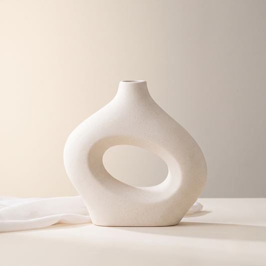 Vase Nordic Ceramic Vase Decoration Creative Soft Decorative Vase
