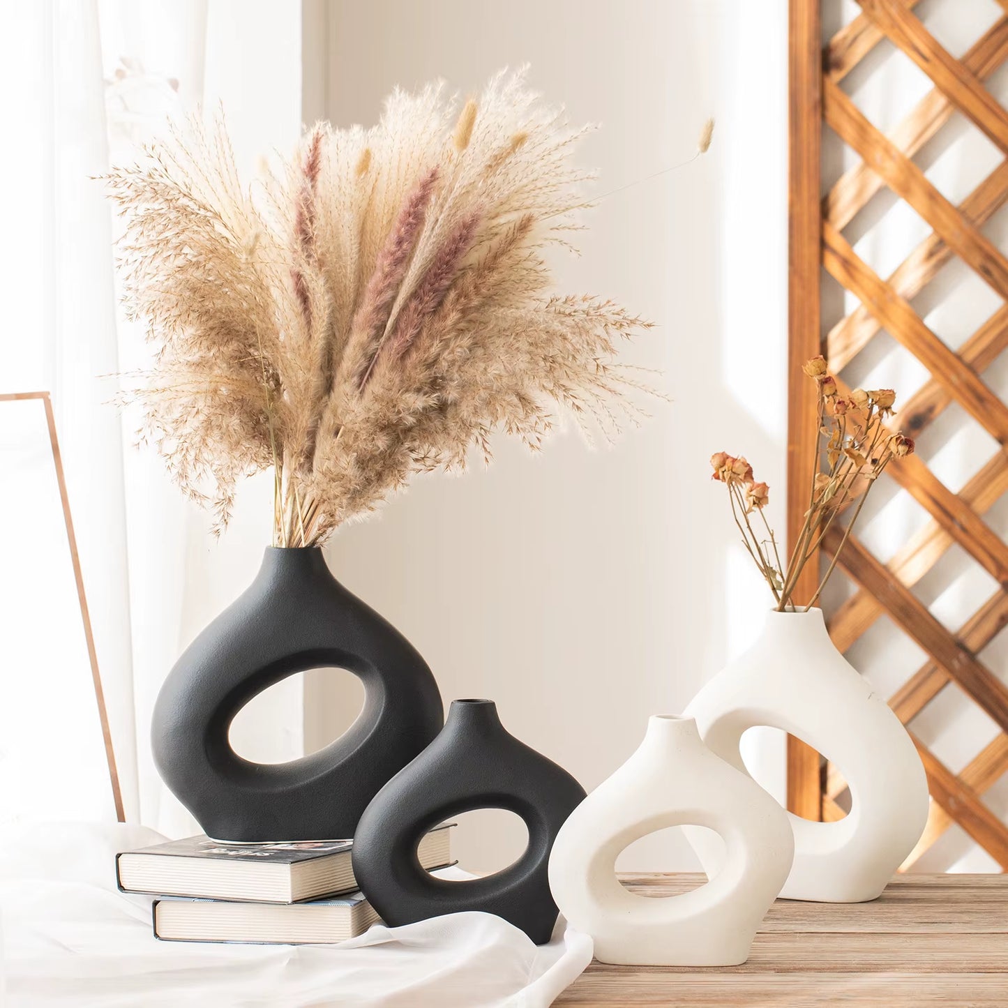 Vase Nordic Ceramic Vase Decoration Creative Soft Decorative Vase