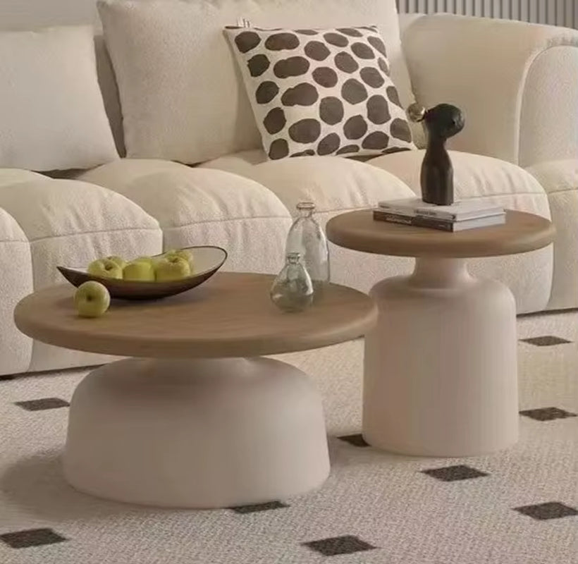 Decorative Hot Sale Wood Coffee Table for Home Office Dining Simple Design round Wooden Coffee Table Modern Wooden Coffee Table