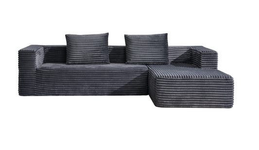 Versatile High Standard Foam Removable Lint Surface Portable Sectional Couch Modern Home Furniture Compressed Sofa