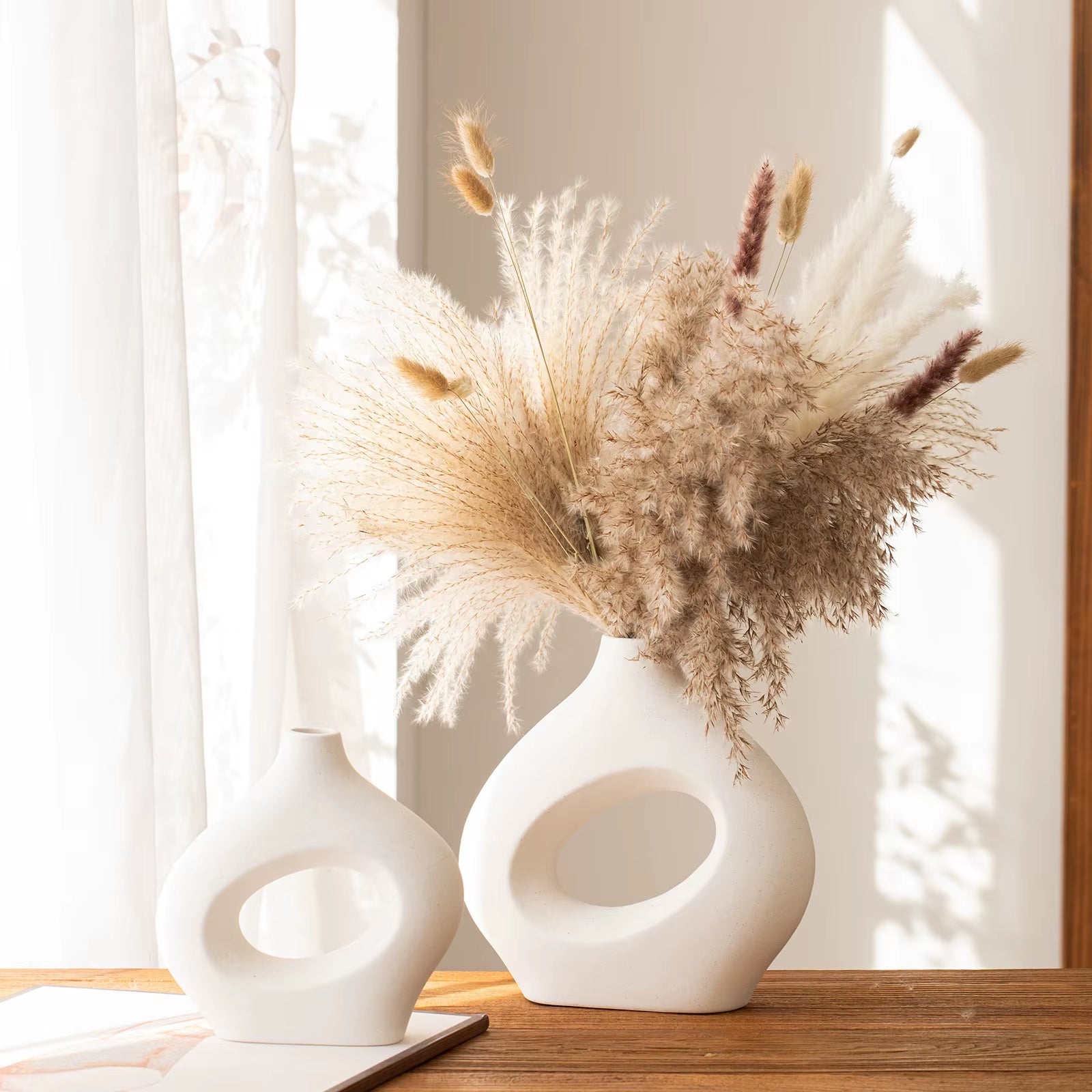 Vase Nordic Ceramic Vase Decoration Creative Soft Decorative Vase