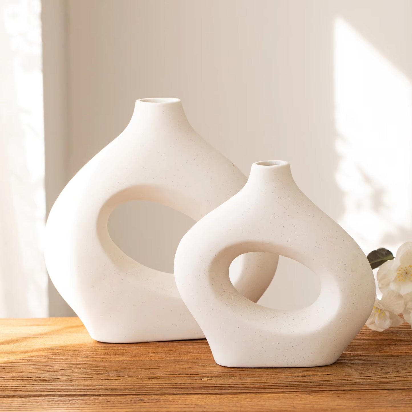 Vase Nordic Ceramic Vase Decoration Creative Soft Decorative Vase