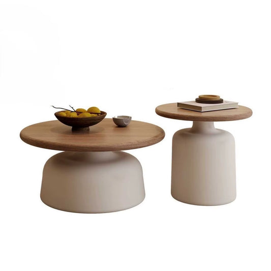 Decorative Hot Sale Wood Coffee Table for Home Office Dining Simple Design round Wooden Coffee Table Modern Wooden Coffee Table